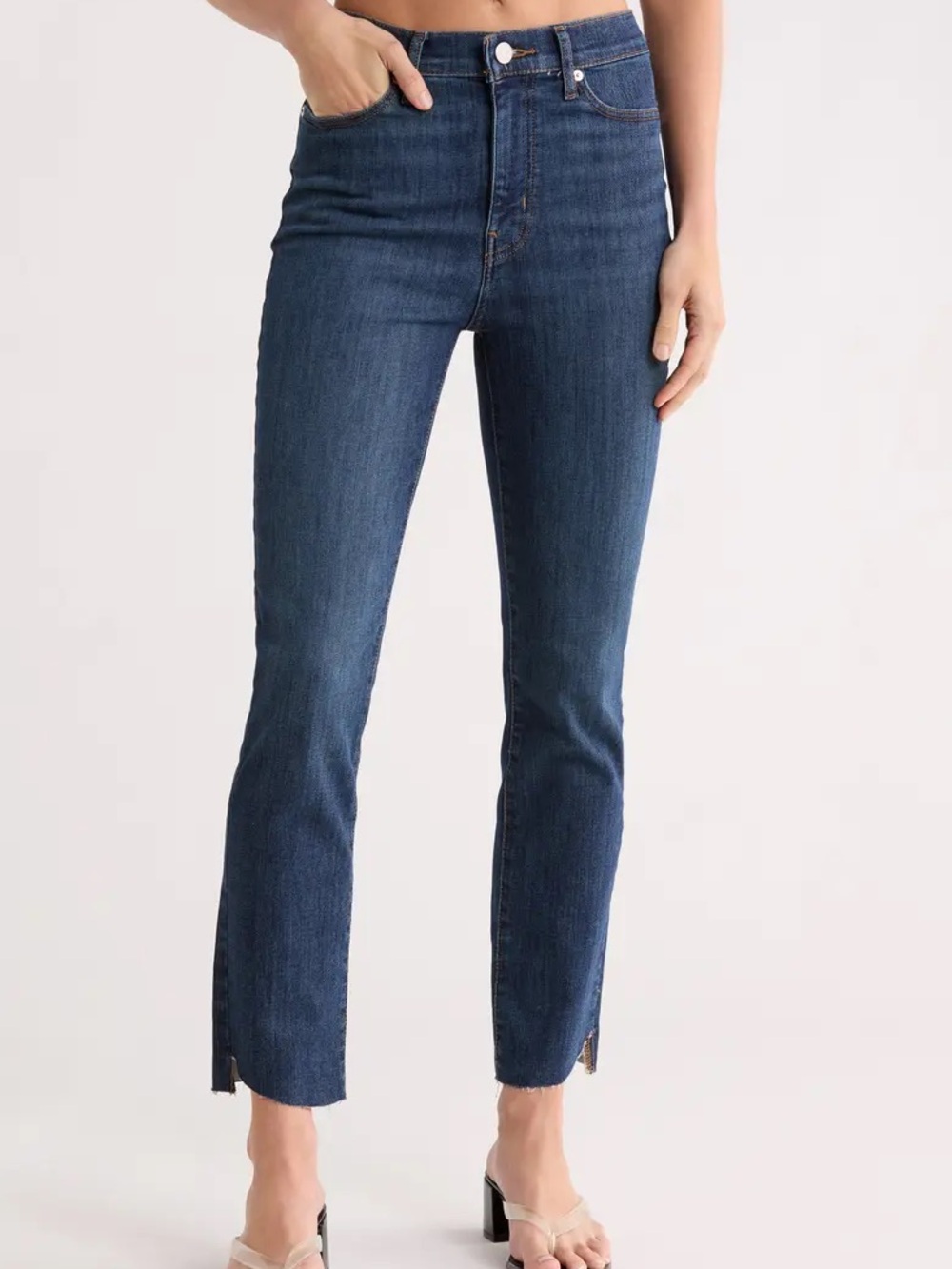 Frame Denim Le High Ankle Straight Jeans